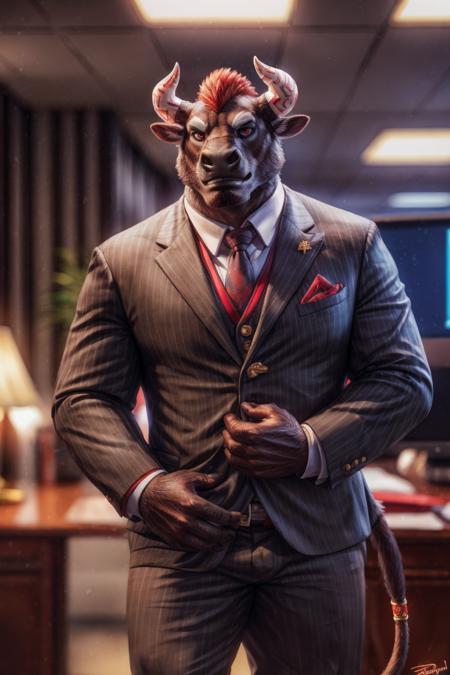 01701-4178740772-gyumao, bull, bovid, horn, (black body_1.4), black fur, fluffy, male, (clothed, suit), topwear, bottomwear, manly, markings, tai.png